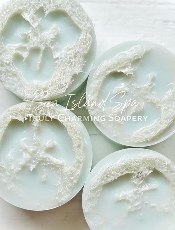 Sea Island Spa Loofah Soap Bar, Summer Collection, Wedding Shower Favor