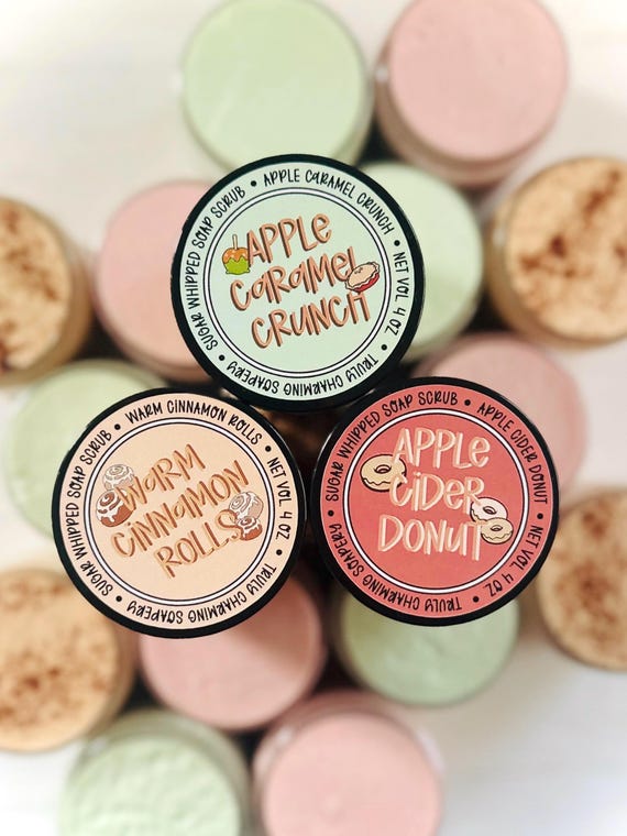 Farmhouse Treats Collection, Foaming Sugar Scrub Trio Bundle,  Pumpkin Spice