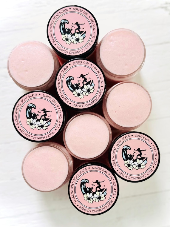 Surfer Girl Foaming Sugar Scrub, Beach Lover, Summer Collection