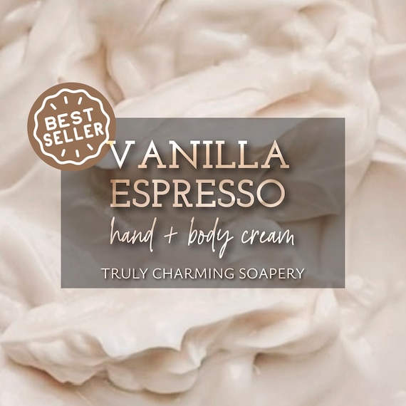 Vanilla Espresso Hand & Body Cream, Moisturizing Coffee Lover Gift