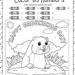 Groundhog Day Worksheet Bundle,groundhog Day Worksheets,kindergarten ...