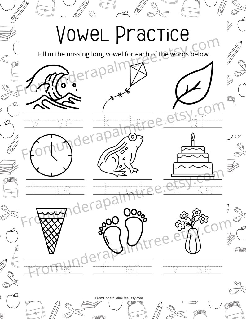 Kindergarten Review Summer Workbook, Kindergarten Worksheet, Printable