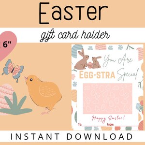 Ostern Geschenk Kartenhalter,Geschenk Kartenhalter,Target Geschenk Kartenhalter,digitaler Download,Lehrer Geschenk,Geschenk für Lehrer,Ostern Karte, Printable