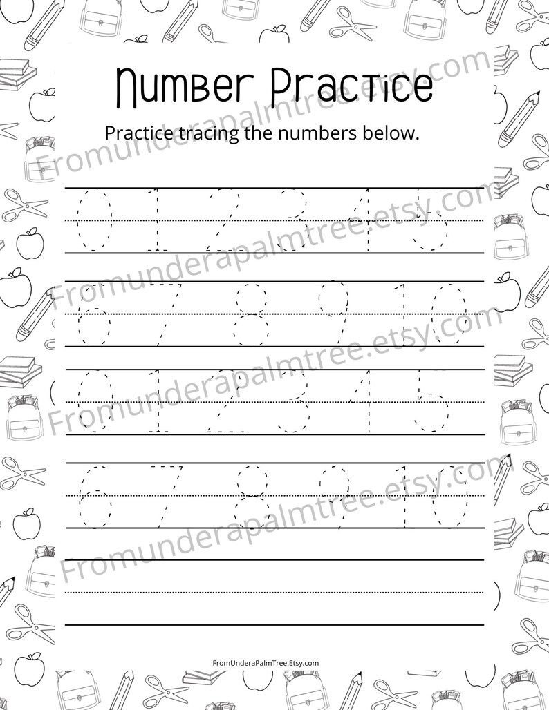 Kindergarten Review Summer Workbook, Kindergarten Worksheet, Printable