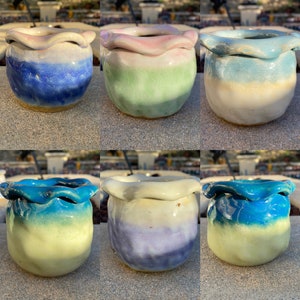Succulent ceramic pots planter handmade