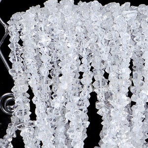 Super Top Quality Herkimer Diamond Quartz Nuggets Beads, 4-5mm Diamond Nuggets Gemstone Beads, Herkimer Diamond Beads, Herkimer Beads