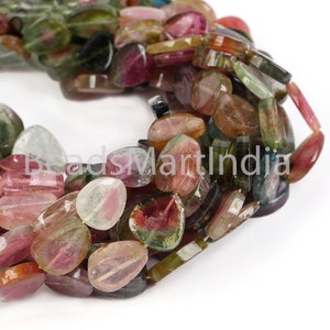Natural Watermelon Tourmaline Slices, Watermelon Tourmaline Beads, Tourmaline Smooth Slices, Tourmaline Gemstone Beads, Slices For Jewelry