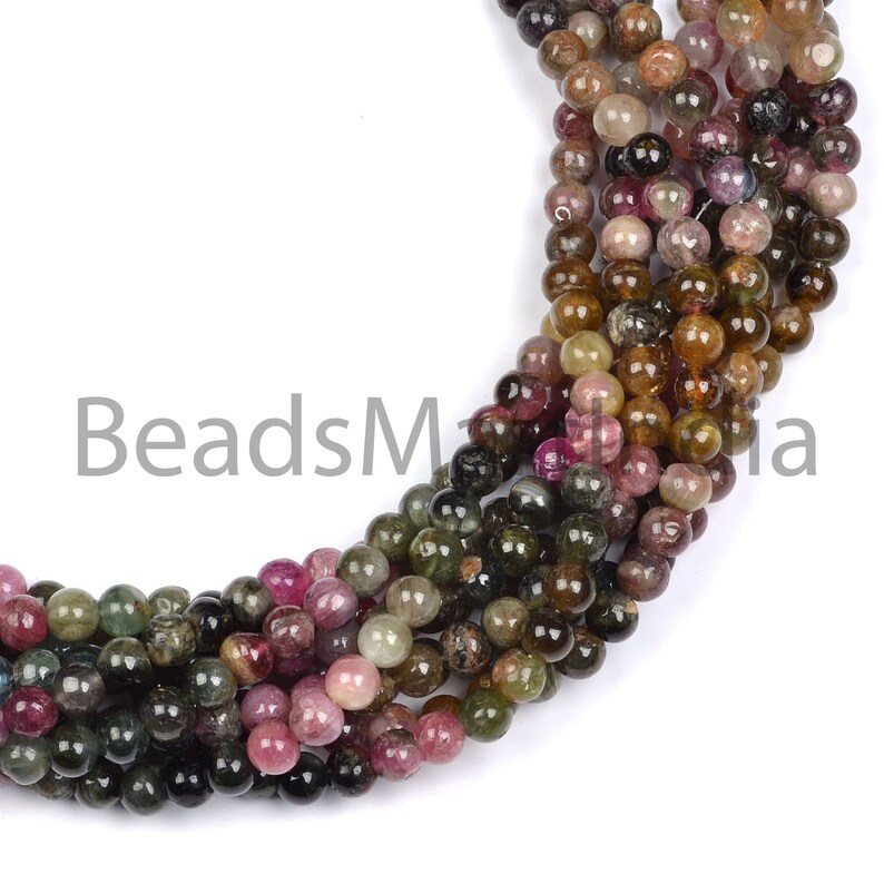 Multi Tourmaline Beads Multi Tourmaline Round Beads Multi Tourmaline Plain Round Beads,Tourmaline Smooth Beads,Tourmaline Beads