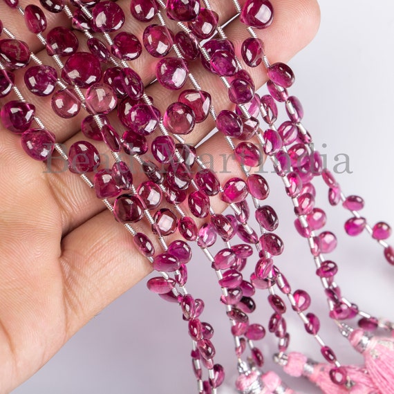 Top Quality Rubellite Tourmaline Beads 4 8 Mm Tourmaline Smooth