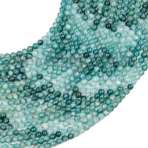 Grandidierite Plain Round Beads, Plain Grandidierite Beads, Grandidierite Round Beads, Plain Round Beads, Grandidierite Beads