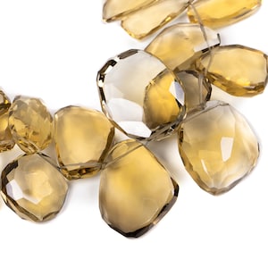 Whisky Quartz Faceted Fancy Nugget Beads, Whisky Quartz Nugget Shape Beads, Whisky Quartz Faceted Beads, Whisky Quartz Beads, Quartz Beads
