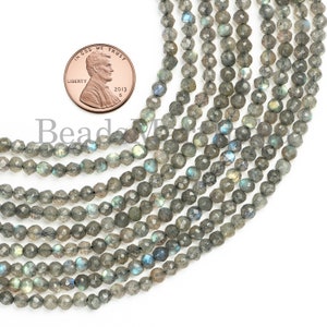 Natural Labradorite Round Beads, Labradorite Beads, Labradorite Faceted Beads, Labradorite Gemstone Beads, Jewelry Making Labradorite Beads