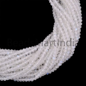 Faceted Rainbow Moonstone Beads, 4.5-5Mm Rainbow Moonstone Rondelle Natural Beads, Natural Moonstone Beads, Rainbow Moonstone Rondelle Beads