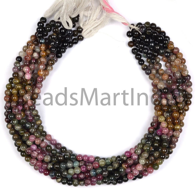 Multi Tourmaline Beads Multi Tourmaline Round Beads Multi Tourmaline Plain Round Beads,Tourmaline Smooth Beads,Tourmaline Beads