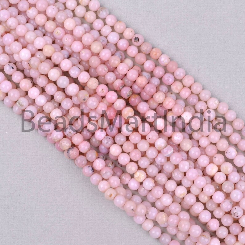 Amazing 280.00 Cts Natural Pink Australian Opal Oval Beads Necklace NK