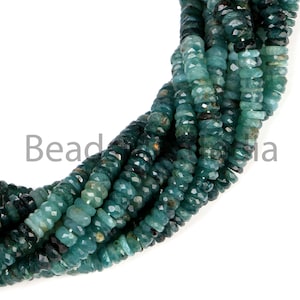 Black Ethiopian Opal Faceted Tyre Shape Beads, AAA Top Quality