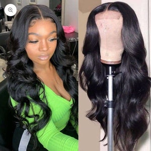 Transparent Lace Closure Wig, 5X5 Transparent Lace Closure Wig, Human Hair Wig, Transparent Lace, Hair loss, Natural Hair Wig