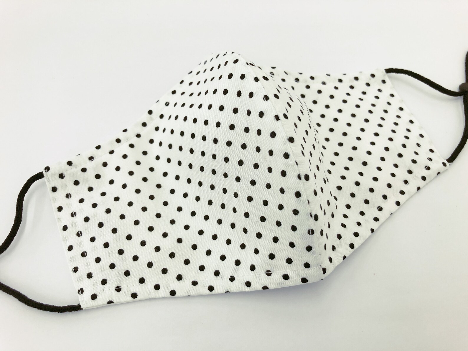 Fabric Mask Polka Dots Series Contrast Elastic Etsy