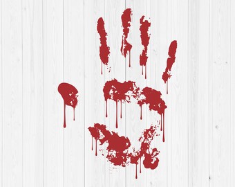 Bloody Hand Etsy