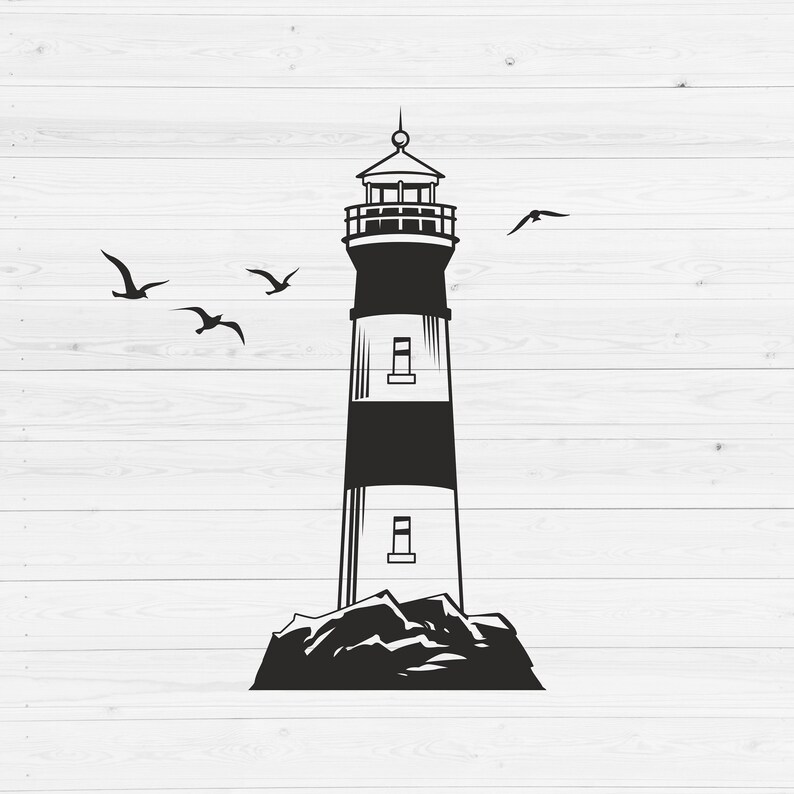 Download Sunset Birds Svg Cuttable Vector Clipart Nautical Svg Layered Lighthouse Svg Lighthouse Silhouette Editable And Customizable Drawing Illustration Digital Truongsinhhoc Com Vn