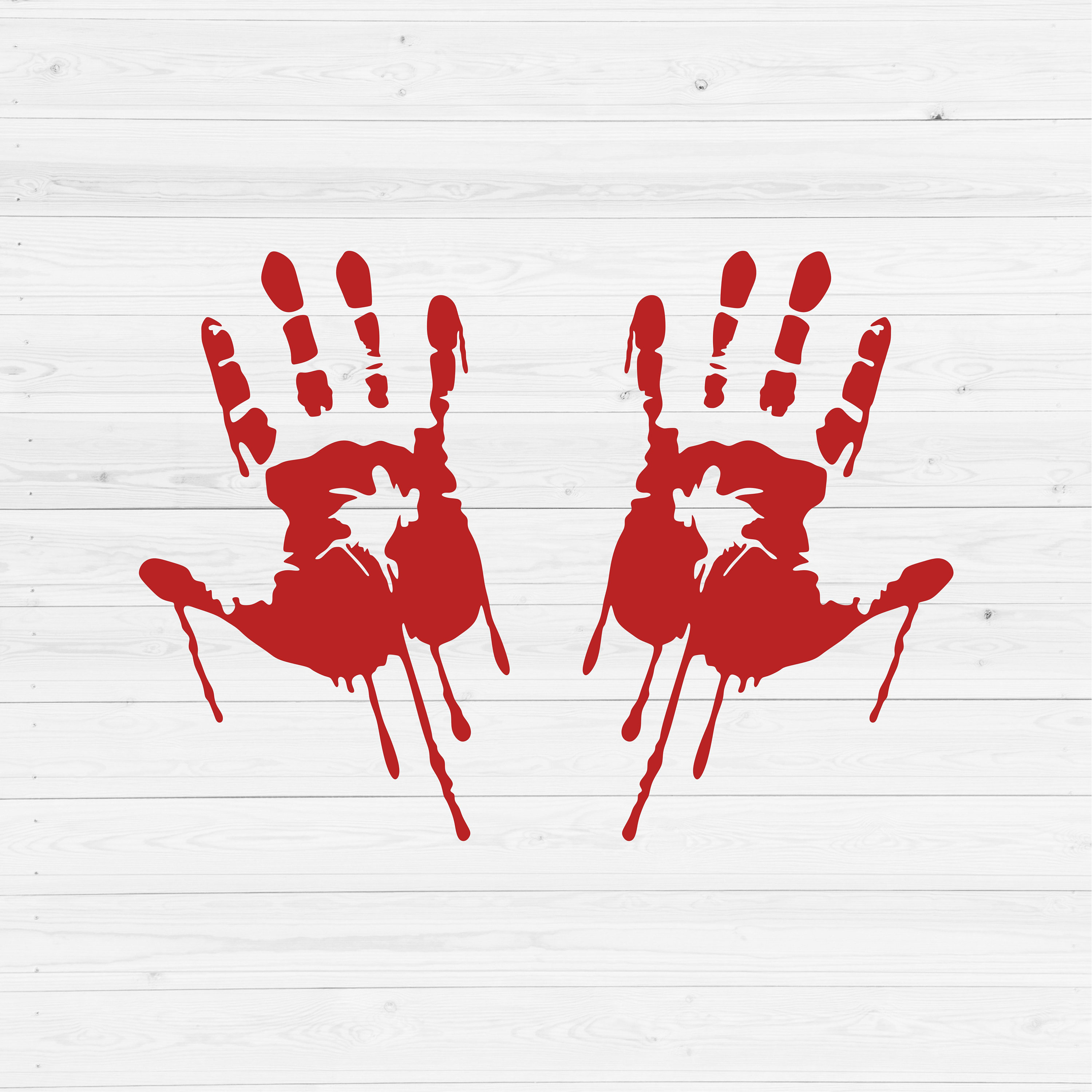 Bloody Hand Print Svg Bloody Handprint Svg Dripping Blood Etsy