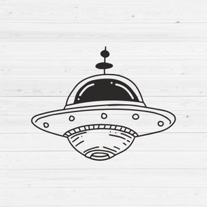 Alien Entfuhrung Svg Ufo Svg Sci Fi Space Clipart Ufo Etsy