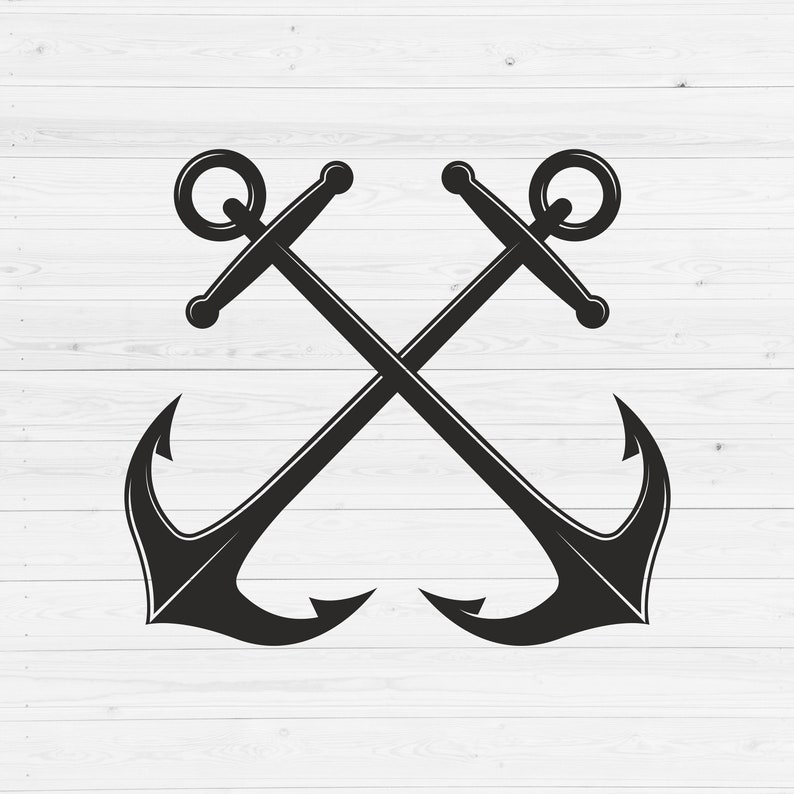 Download Editabel And Customizable Double Anchor Svg Cross Anchor Svg Silhouette Anchor Svg Navy Nautical Anchor Svg Cuttable Art Collectibles Digital Kromasol Com