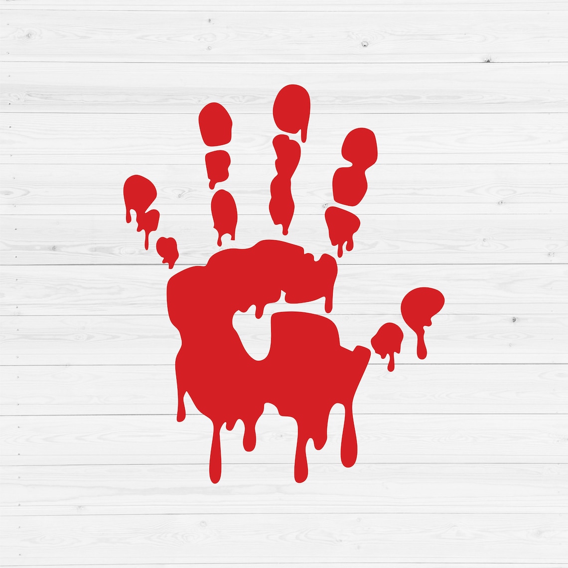 Dripping Blood Handprint Svg Bloody Hand Print Svg Bloody | Etsy