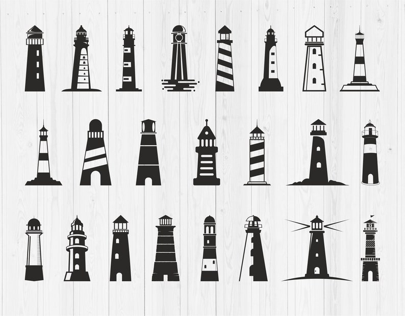 Download Lighthouse Silhouette Cut File Nautical Svg Lighthouse Bundle Svg Vector Clipart Lighthouse Svg Drawing Illustration Art Collectibles Timeglobaltech Com