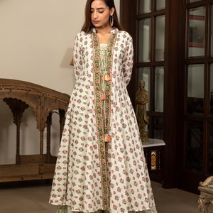 Latest jacket cheap kurti design