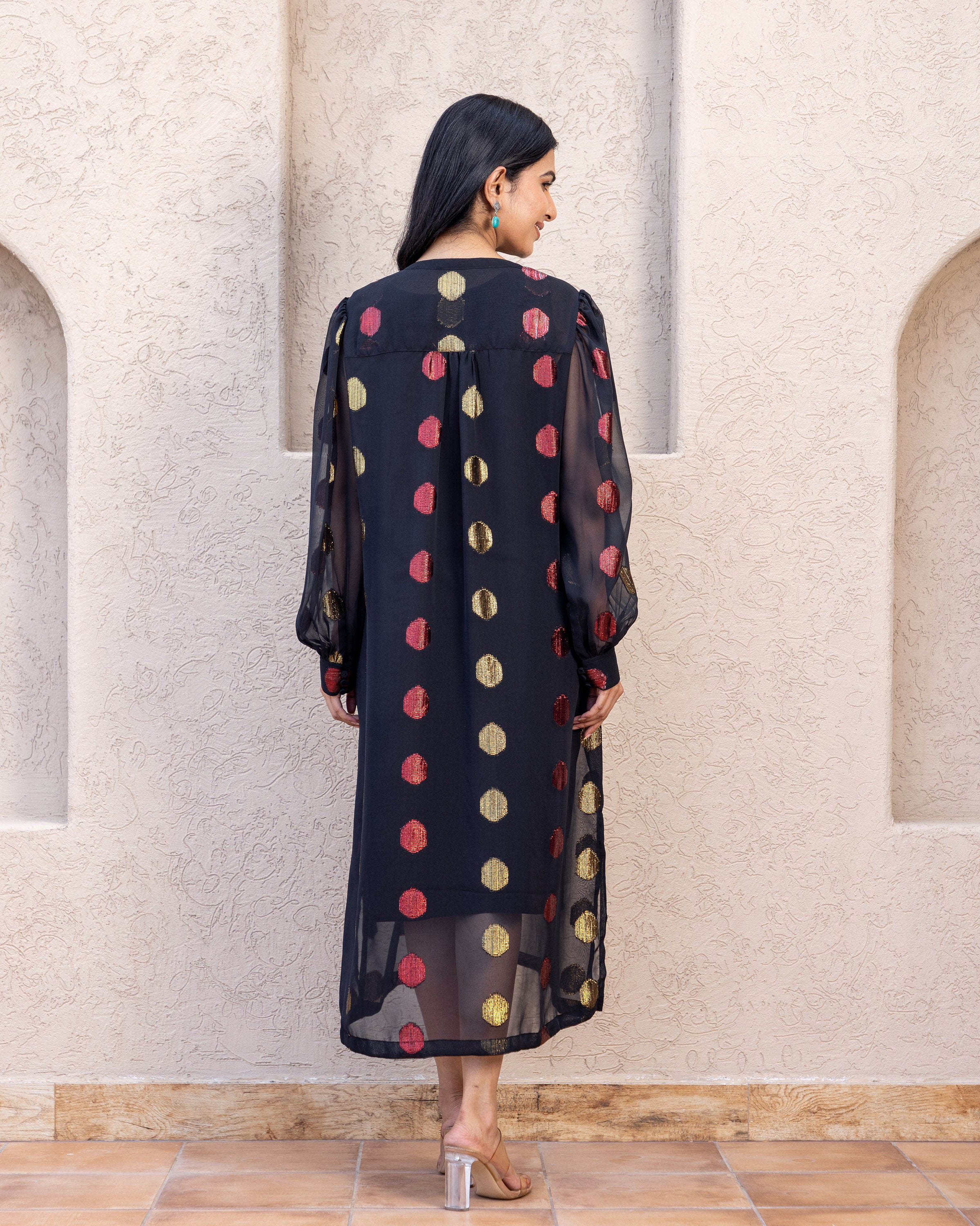 brocade shirt dress Brocade Shirt Dress| Dress| Partywear| Polka Dots| Imported Dress| One Pieces| Black Dress| Dots Dress| Brocade Shirt| Floral Dress| Shirt