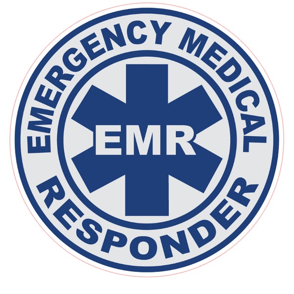 EMR Emergency Medical Responder Vinyl Sticker