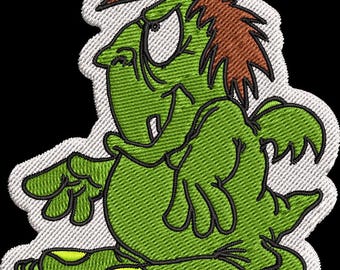 Creepy Troll Embroidered Patch