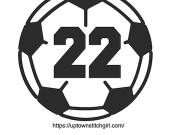 Personalized Soccer Ball Vinyl Permanent Decal
