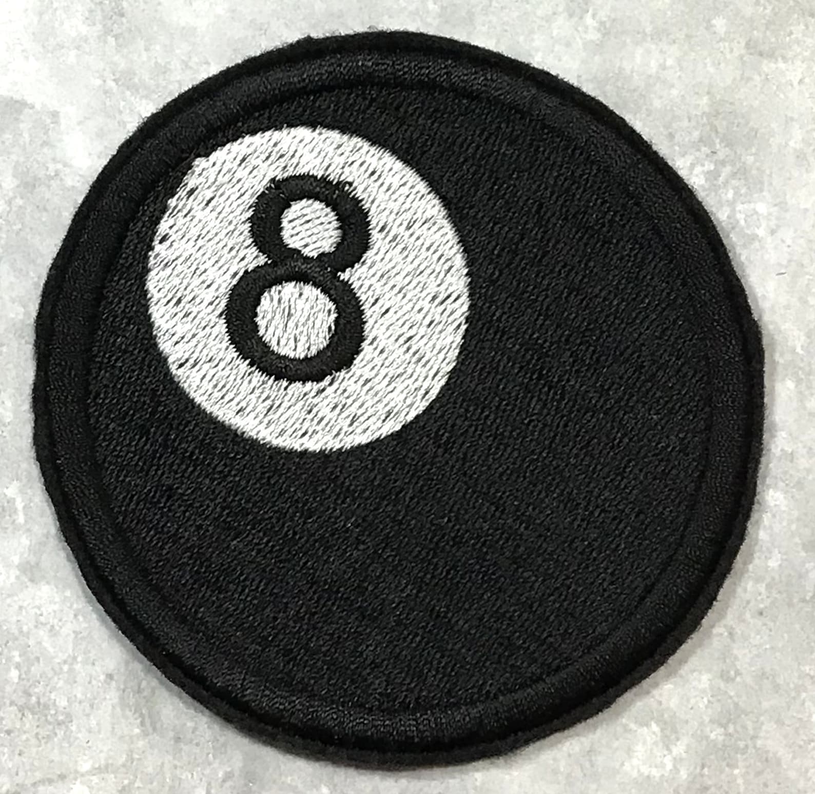 8 Ball Billiard Embroidered Patch Etsy