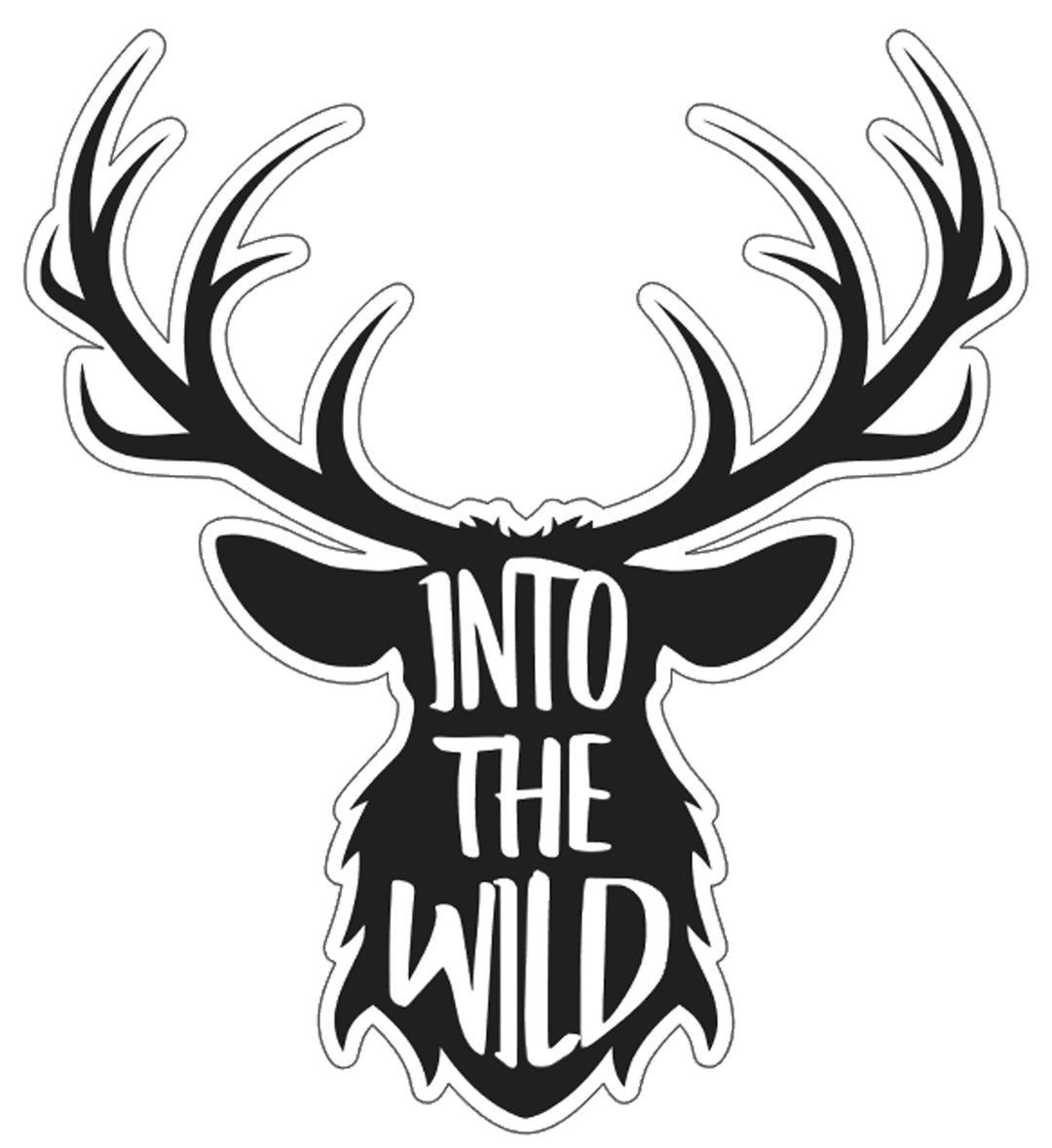 Into the Wild Vinyl Sticker Etsy