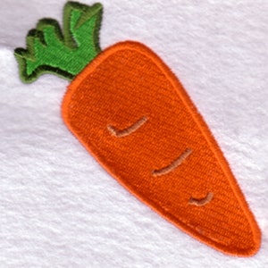 Embroidered Carrot, Machine Embroidery File-Instant Download
