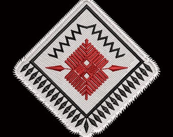 Southwestern Tribal Design Embroidered Patch