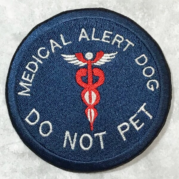 thumbnail interactive-video image 1 of Parazon Cardiac Alert Service Dog Patch – Round Embroidered – R-SD01 – Made In USA 1 of 5