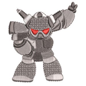 Kid&#39;s Robot Character/ Embroidered Patch