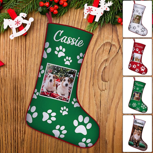 Christmas Stocking With Photo Insert 