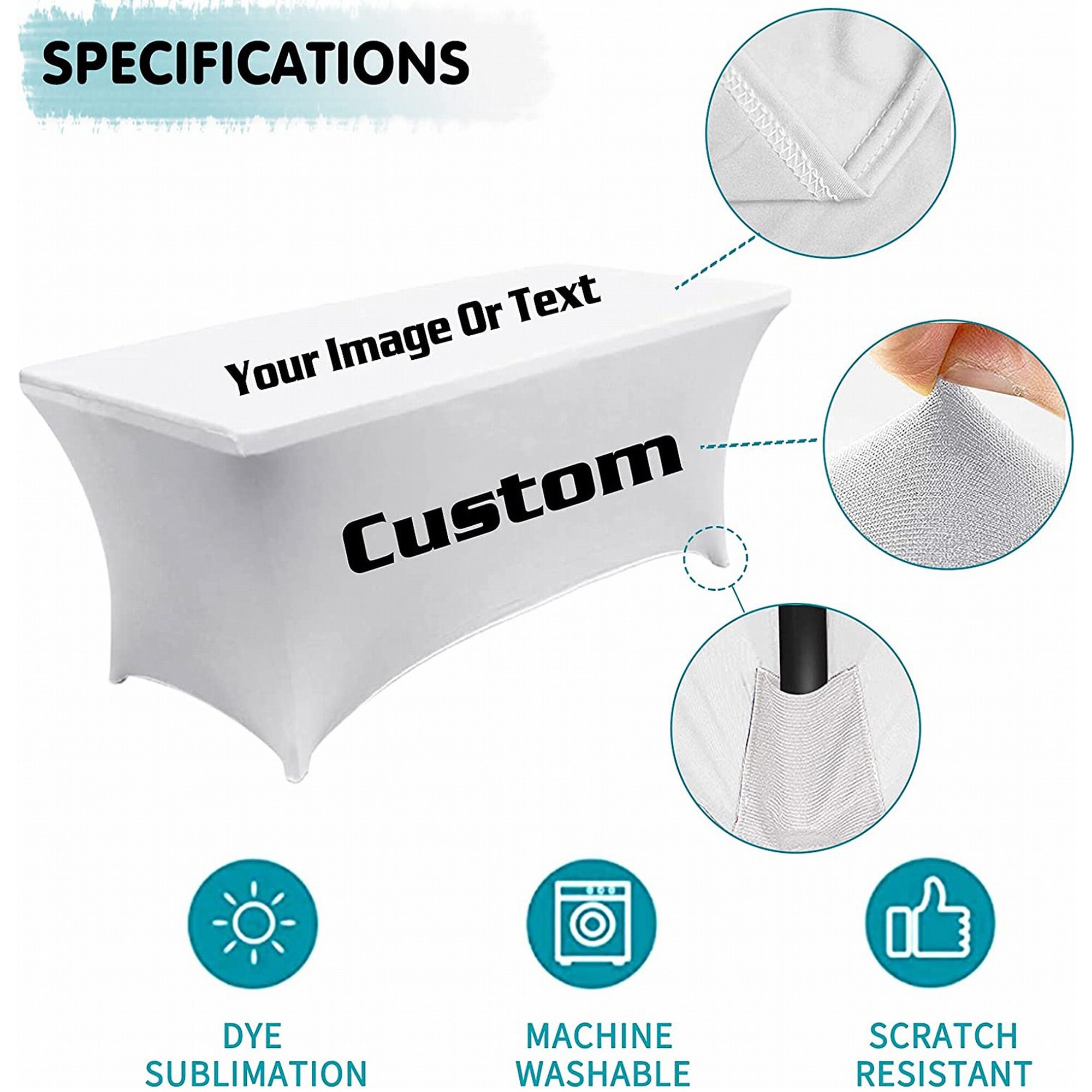 Custom Table Cloth With Logo Personalized Tablecloths for Etsy