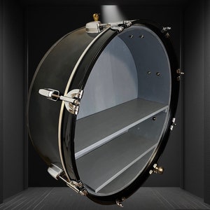 22” x 6” Bass Drum Wall Shelf