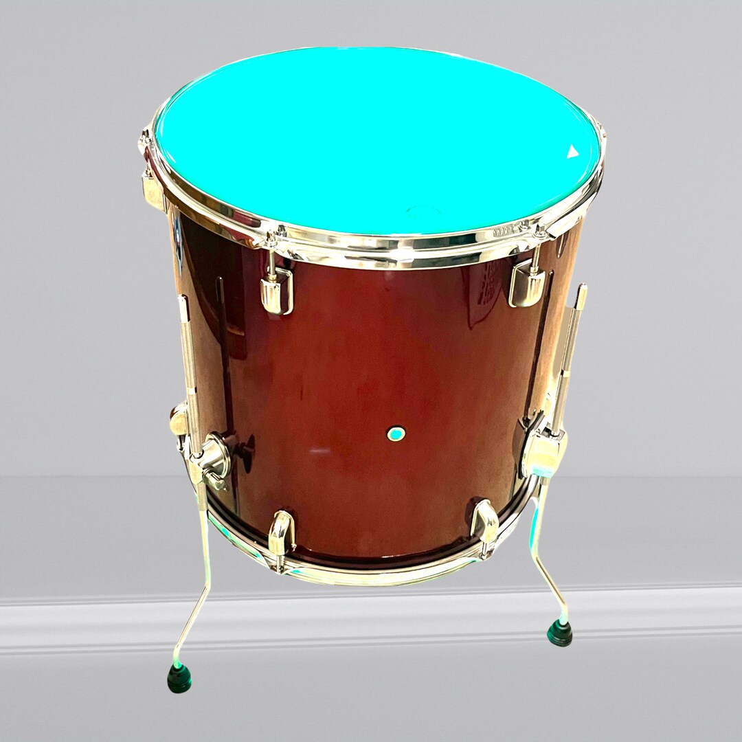 16 X 16 LED Floor Tom Table burgundy Finish Etsy