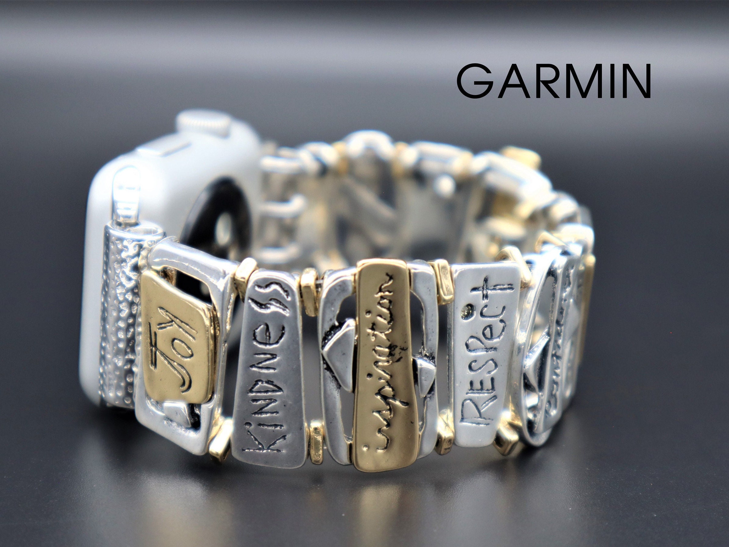 LOKEKE Bracelet de Rechange en Silicone pour Garmin Forerunner 945