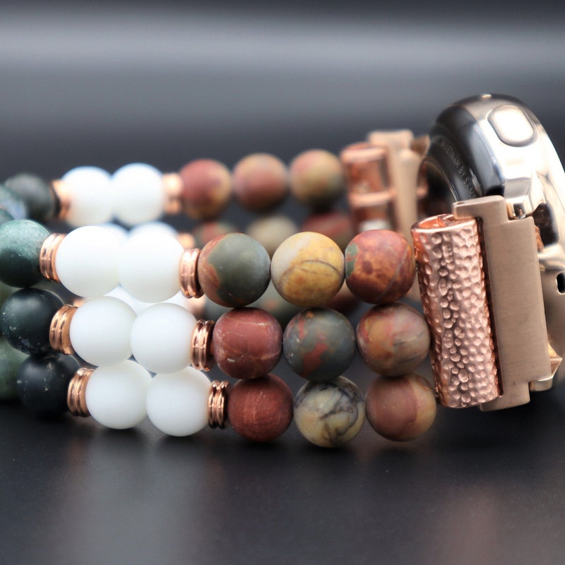 Beaded Watch Band Etsy