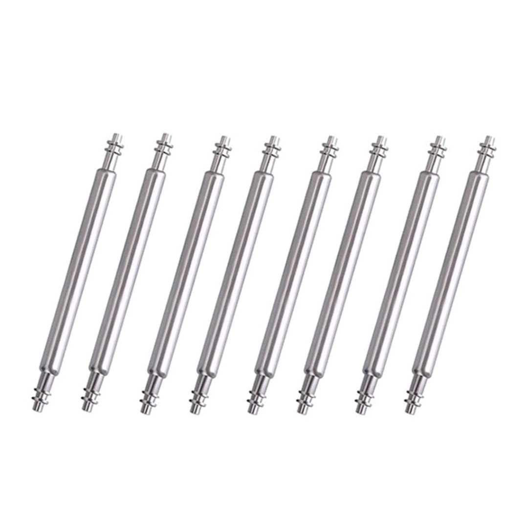 8 X Stainless Steel Watch Spring Bar Pins 825 Mm Standard 1.5 Mm