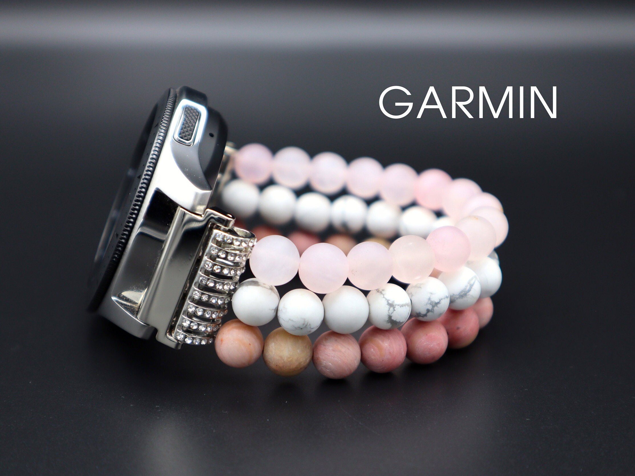 Bracelet De Rechange Quick Release 18 Mm Pour Montre Garmin Forerunner - Silicone Et Inox