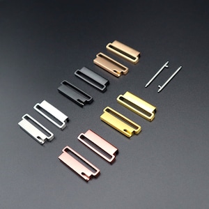 Samsung Galaxy Watch 7 6 5 4 Classic Watch 3 Galaxy 42mm 46mm Active 2 Band Connector Adapter 1 pair Stainless Steel Paracord Band 20mm 22mm