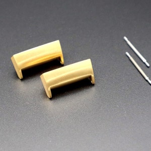 Puede incluir: Dos pasadores de resorte para correa de reloj de color dorado y dos pasadores de resorte para correa de reloj de color plateado.